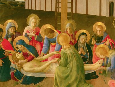 Beweinung Christi, 1436-41 (Detail) von Fra Angelico