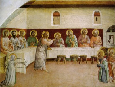 Das letzte Abendmahl von Fra Angelico