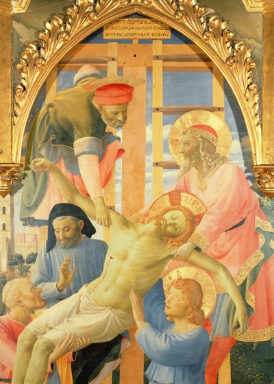 Santa Trinita Altarbild (Detail) von Fra Angelico