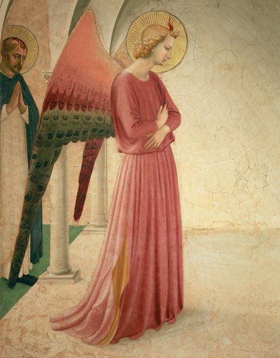 Die Verkündigung (Detail) von Fra Angelico