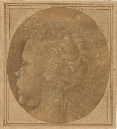 Kopf eines Kindes [recto] von Fra Bartolommeo