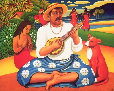 Gauguins Fantasieinsel, 2005 von Frances Broomfield