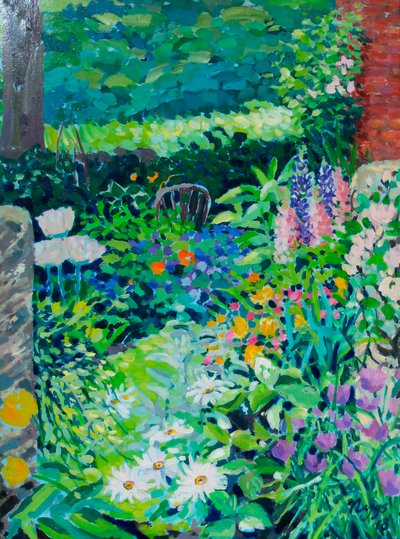 Englischer Landgarten, 2018 von Frances Naggs