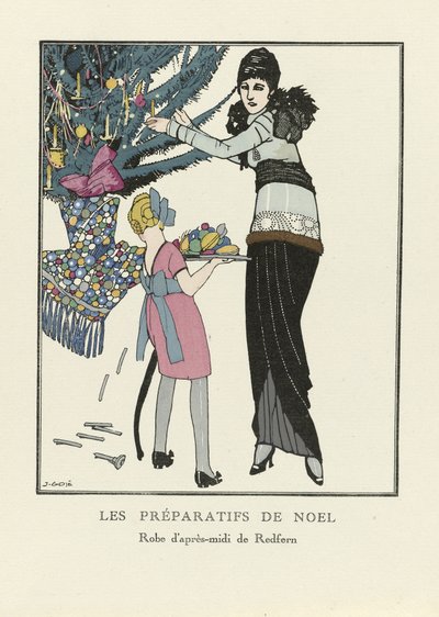 Les Préparatifs de Noël von Francesc Xavier Gosé