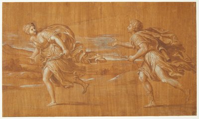 Apollon verfolgt Daphne von Francesco Albani