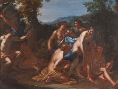 Diana und Callisto mit Nymphen von Francesco Albani