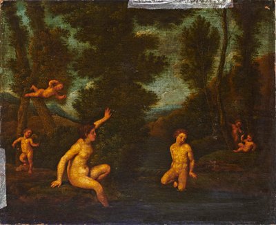 Salmacis und Hermaphrodit von Francesco Albani