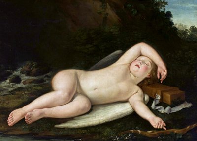 Schlafender Eros von Francesco Albani