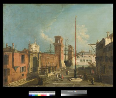 Ansicht von Campo und Porta Arsenale von Francesco Albotto