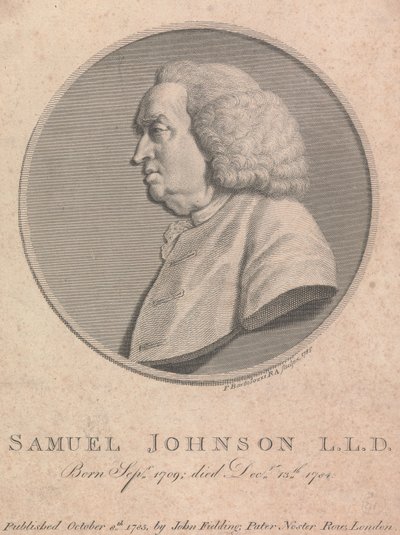 Samuel Johnson von Francesco Bartolozzi
