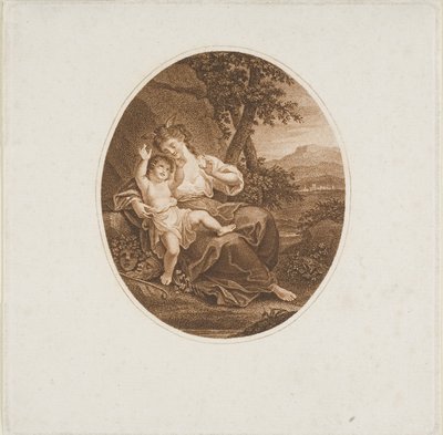 Sappho hört der Liebe zu von Francesco Bartolozzi