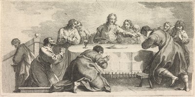 Das letzte Abendmahl von Francesco Bartolozzi