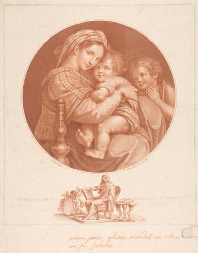 Die Jungfrau Maria von Francesco Bartolozzi