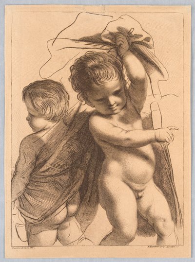 Zwei Jungen von Francesco Bartolozzi