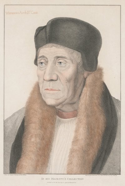 Waramus Erzbischof von Canterbury, 1795 von Francesco Bartolozzi