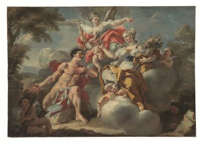 Eine von zwei Allegorien von Francesco Celebrano