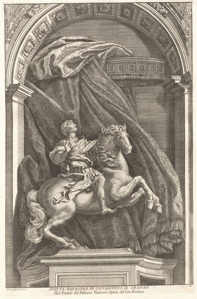 Statue von Konstantin von Francesco Faraone Aquila after Gian Lorenzo Bernini