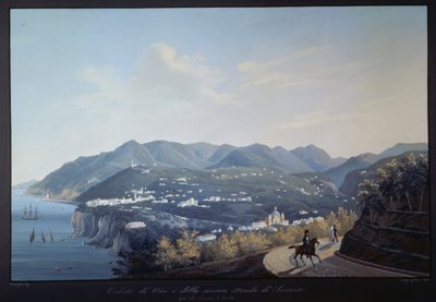 Vico Equense und die neue Straße nach Sorrent von Francesco Fergola