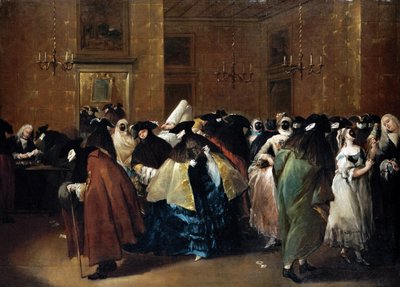 Casino (Il ridotto) in Venedig von Francesco Guardi