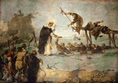 Das Wunder eines dominikanischen Heiligen von Francesco Guardi