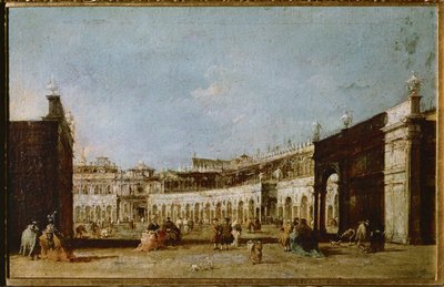 Piazza San Marco, Venedig, Italien von Francesco Guardi