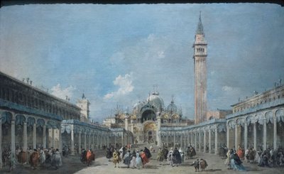 Das Fest der Himmelfahrt auf der Piazza San Marco, ca. 1775 von Francesco Guardi
