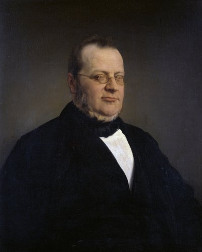 Porträt von Camillo Benso, Graf von Cavour (Turin) von Francesco Hayez