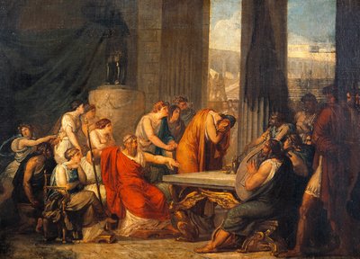 Odysseus am Hofe des Alkinoos von Francesco Hayez