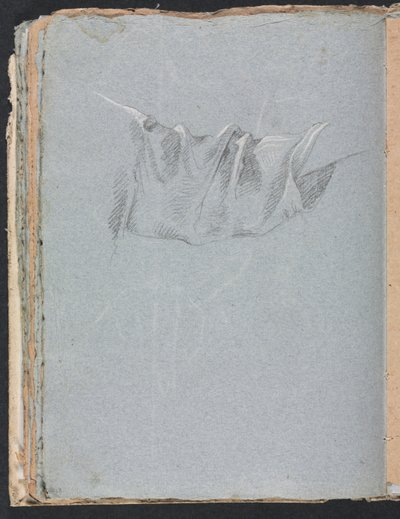 Verona Skizzenbuch: Draperiestudie (Seite 48) von Francesco Lorenzi