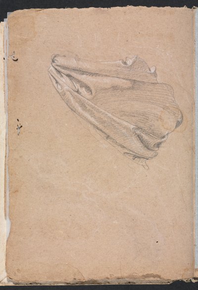 Verona Skizzenbuch: Draperiestudie Seite 6, 1760 von Francesco Lorenzi
