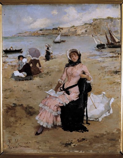 Am Strand von Francesco Miralles Galaup