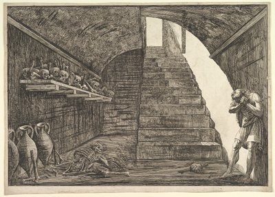Gefängnisszene von Francesco Piranesi