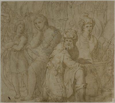 Teil des Triumphs und der Heldentaten von Furius Camillus von Francesco Salviati