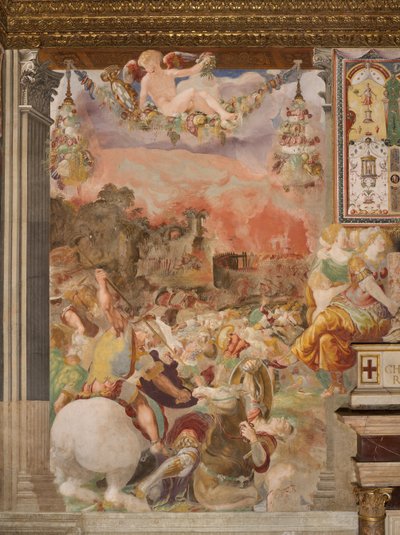 Die Niederlage der Volsker von Francesco Salviati