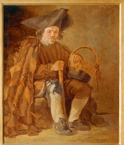 Alter Mann mit Hut von Francesco Sasso