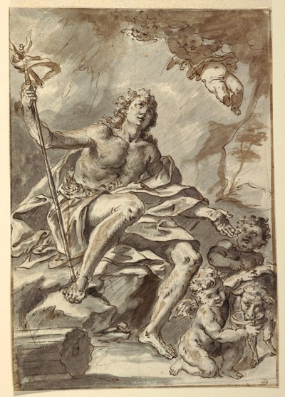 Johannes der Täufer, ca. 1775 von Francesco Saverio Mergolo