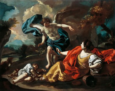 Hagar und Ismael von Francesco Solimena