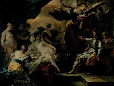 Zeuxis und die Mädchen von Kroton von Francesco Solimena