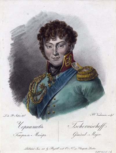 Porträt von Graf Alexander Iwanowitsch Tschernyschow von Francesco Vendramini