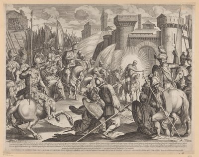Eroberung von Coimbra durch Ferdinand I. von León von Francesco Villamena
