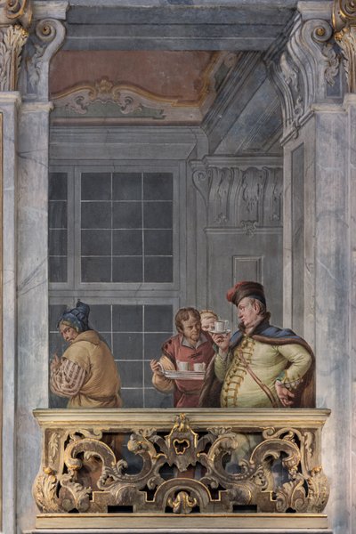 Die Eingangshalle oder das Foyer von Francesco and Zugno Francesco Battaglioli