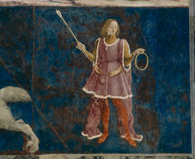 Einer der drei Dekane, die den Monat März überwachen, Il Salone dei Mesi, 1470-99 von Francesco del Cossa