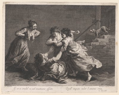 Kämpfende Frauen von Francesco del Pedro