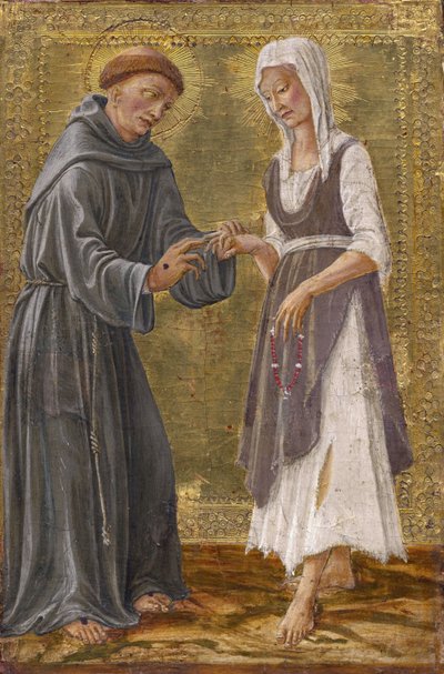 Der heilige Franziskus und die Dame Armut von Francesco di Giorgio Martini
