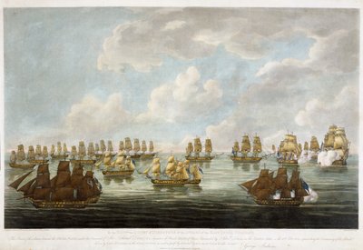 Gefechte zwischen der China-Flotte und einem französischen Geschwader am 15. Februar 1804 von Francis (after) Sartorius