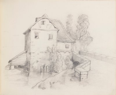 Mühlenhaus an einem Bach von Francis Augustus Lathrop