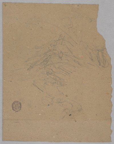 Skizze himmlischer Figuren von Francis Augustus Lathrop