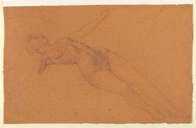 Studie für "Diana und ihre Begleiterinnen unter den Sternbildern" von Francis Augustus Lathrop