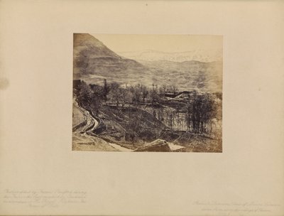 Libanon - Blick auf den Libanonberg, aufgenommen über dem Dorf Ehden von Francis Bedford