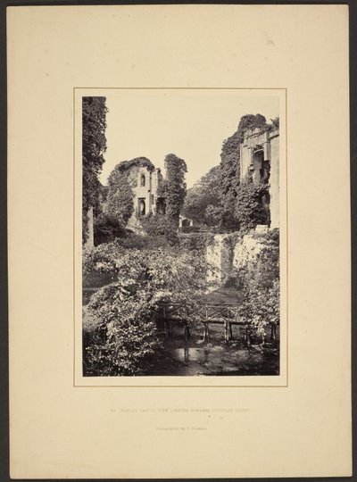 Raglan Castle, Blick Richtung Fountain Court von Francis Bedford